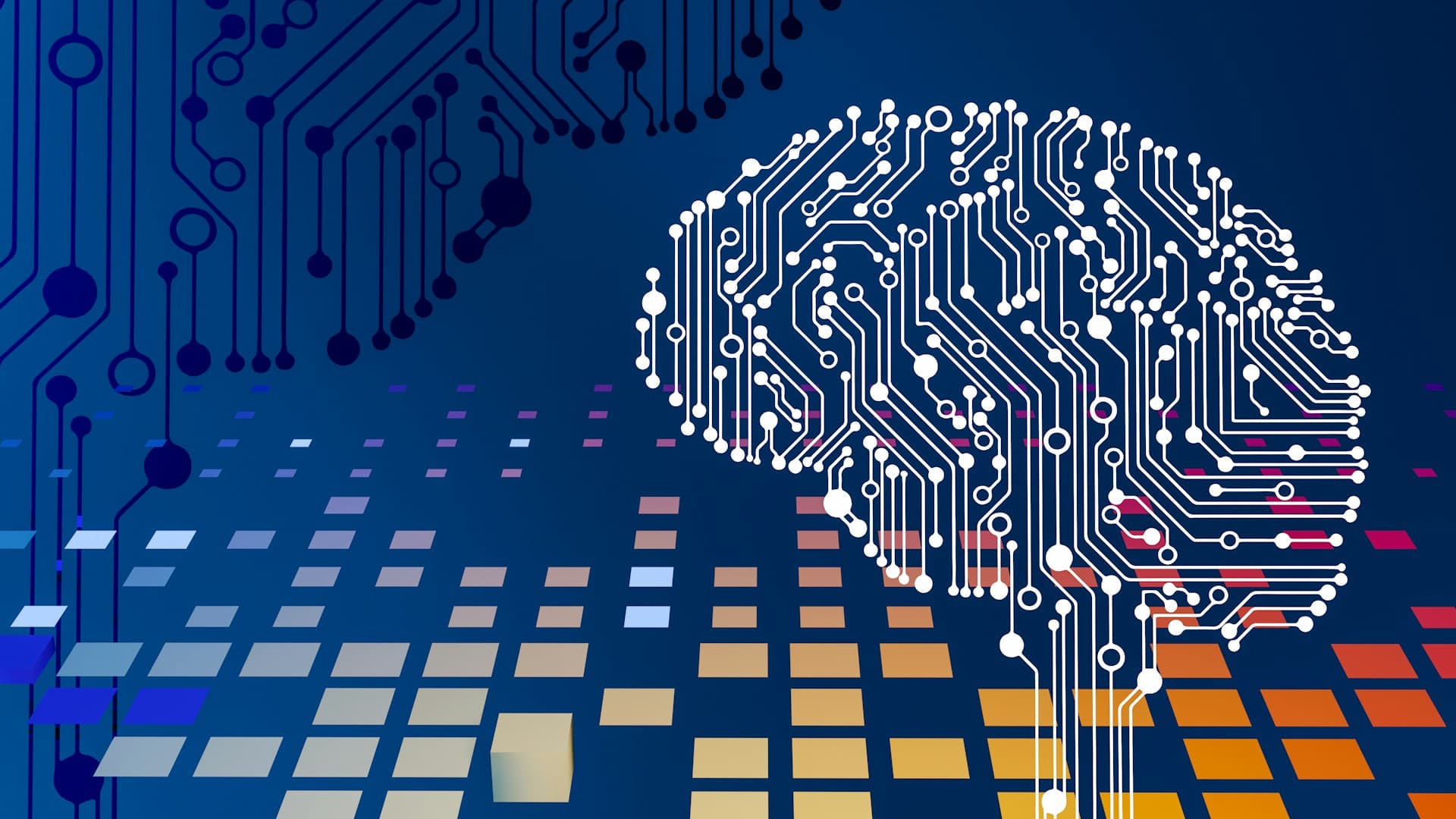 Représentation abstraite d'un réseau neuronal symbolisant l'IA assistante au quotidien.